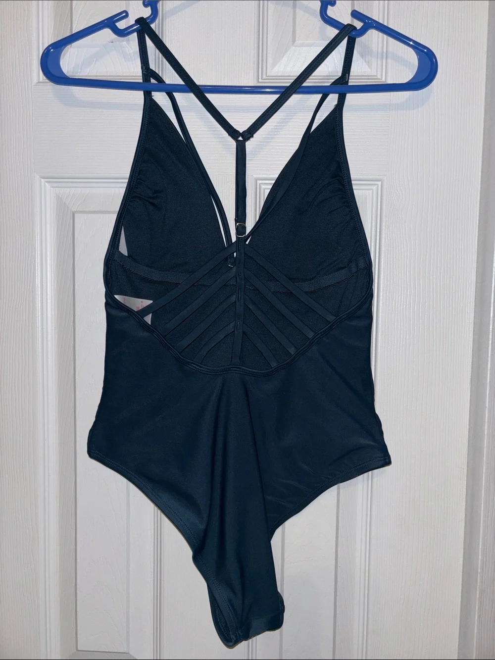 Xhilaration Teal Juniors One-Piece Swimsuit with Strappy T-Back
